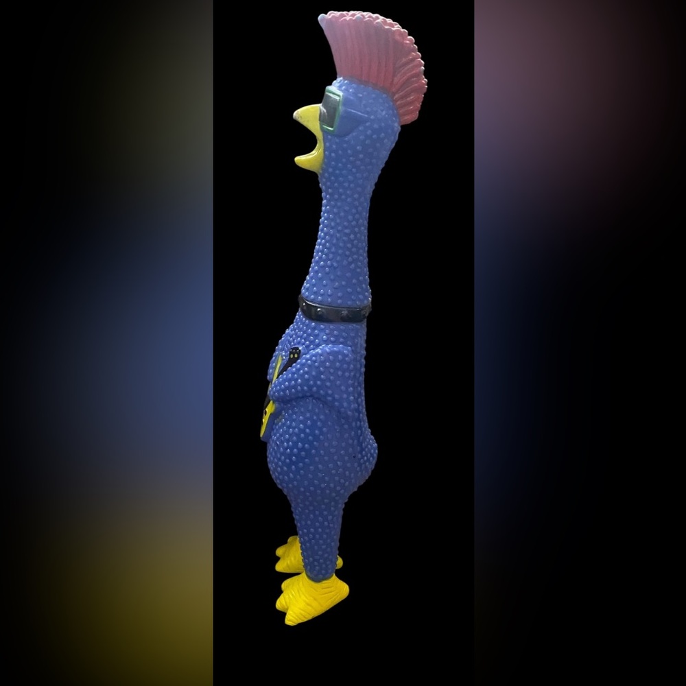 Rock N’ Roll Chicken Ja-Ru Squawkin’ Chic N Noise Maker Guitar Squeak Squeezable - Picture 4 of 5
